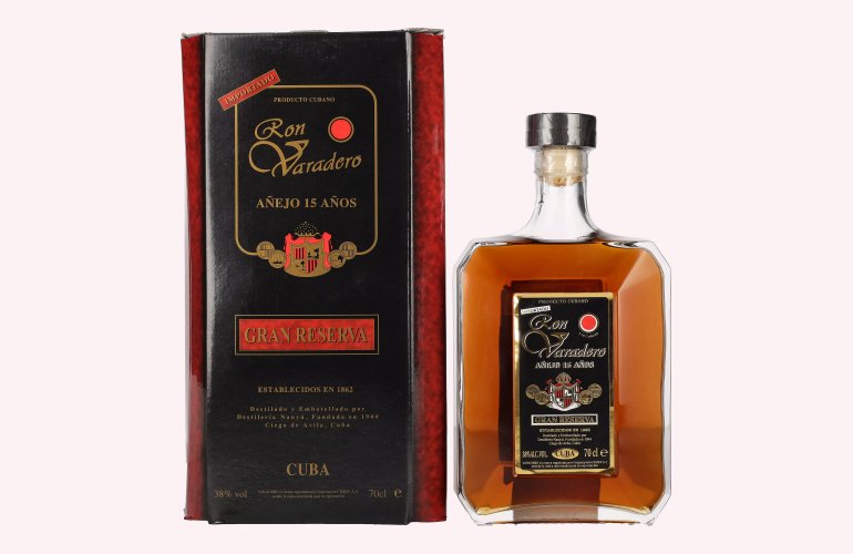 Ron Varadero Añejo 15 Años GRAN RESERVA 38% Vol. 0,7l en boîte cadeau