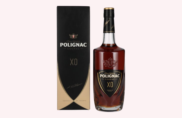 Prince Hubert de Polignac X.O Cognac 40% Vol. 0,7l en boîte cadeau