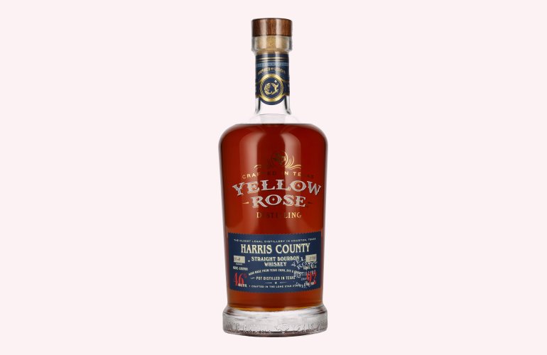 Yellow Rose HARRIS COUNTY Bourbon Whiskey 46% Vol. 0,7l