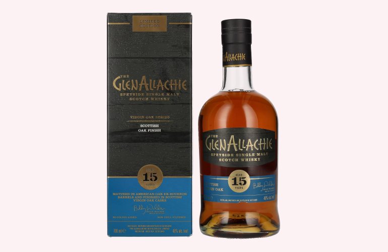 The GlenAllachie 15 Years Old SCOTTISH VIRGIN OAK 48% Vol. 0,7l in Geschenkbox