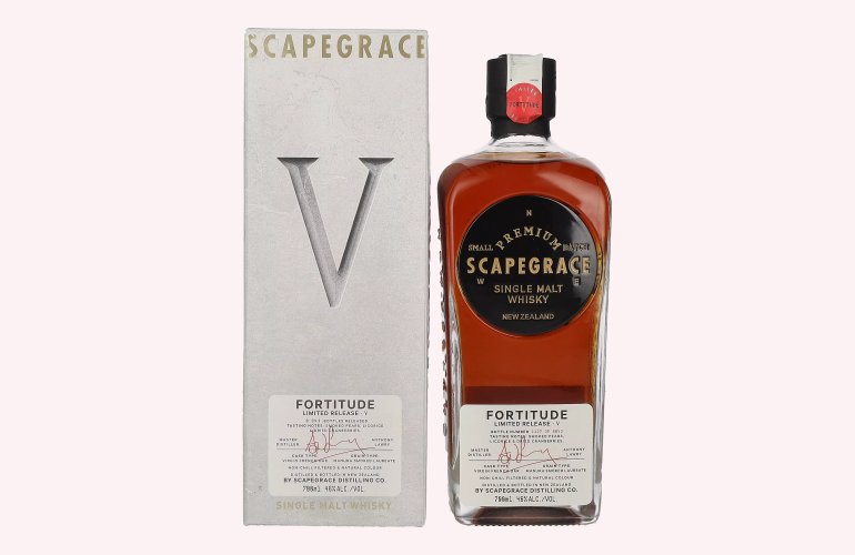 Scapegrace FORTITUDE Small Batch Limited Release V 46% Vol. 0,7l en boîte cadeau