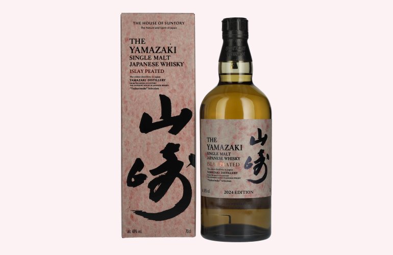 Suntory The Yamazaki ISLAY PEATED Tsukuriwake Selection Single Malt Japanese Whisky 2024 48% Vol. 0,7l en boîte cadeau