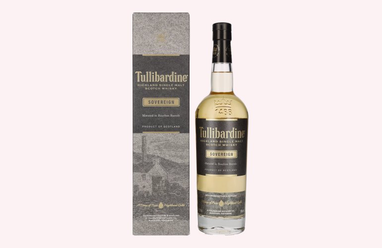 Tullibardine SOVEREIGN Highland Single Malt Scotch Whisky 43% Vol. 0,7l in geschenkverpakking