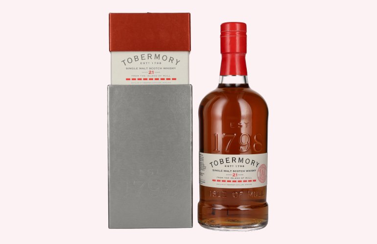 Tobermory 21 Years Old Single Malt Oloroso Cask Finish 46,3% Vol. 0,7l in geschenkverpakking