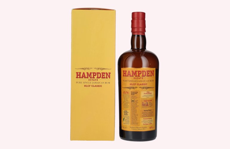 Hampden HLCF CLASSIC Estate Pure Single Jamaican Rum 60% Vol. 0,7l in geschenkverpakking