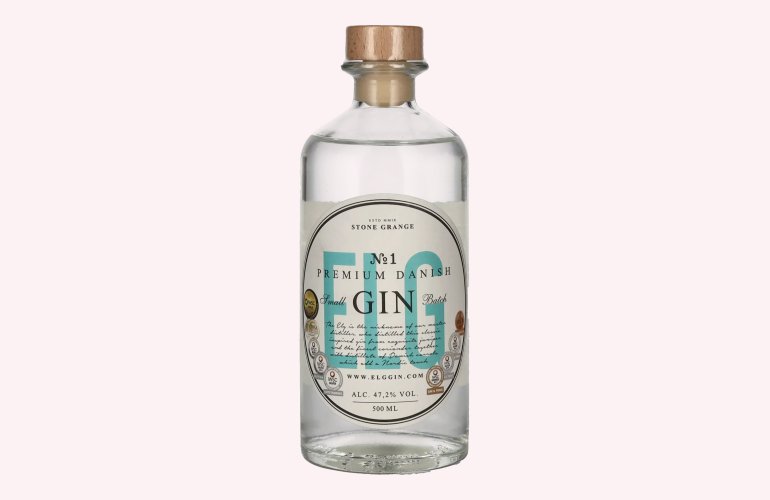 ELG No. 1 Premium Danish Small Batch Gin 47,2% Vol. 0,5l