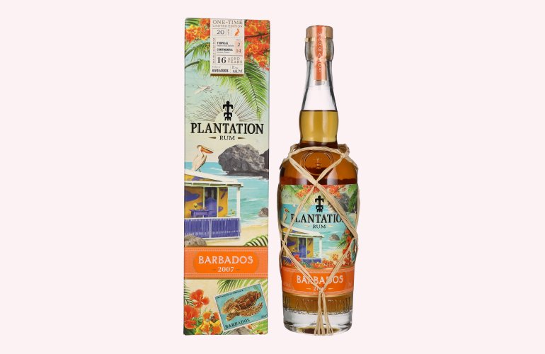 Plantation Rum BARBADOS 2007 Terravera One-Time Limited Edition 48,7% Vol. 0,7l in geschenkverpakking