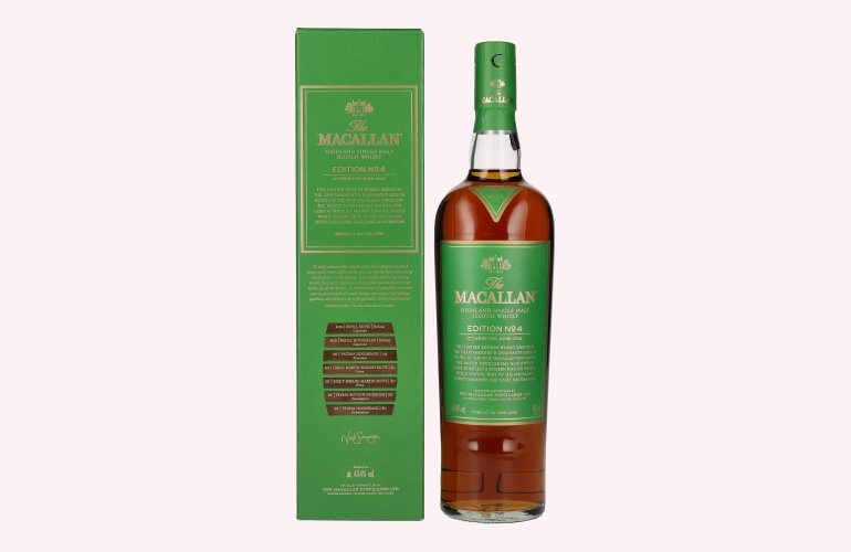 The Macallan EDITION N° 4 Highland Single Malt 48,4% Vol. 0,7l en boîte cadeau