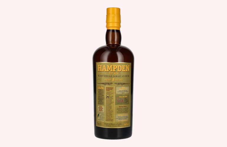 Hampden Estate 8 Years Old Pure Single Jamaican Rum 46% Vol. 0,7l