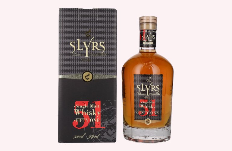 Slyrs FIFTY ONE Single Malt Whisky 51% Vol. 0,7l en boîte cadeau