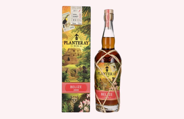 Planteray Rum BELIZE Double Aged Rum ONE-TIME Limited Edition 2008 48,3% Vol. 0,7l in Giftbox