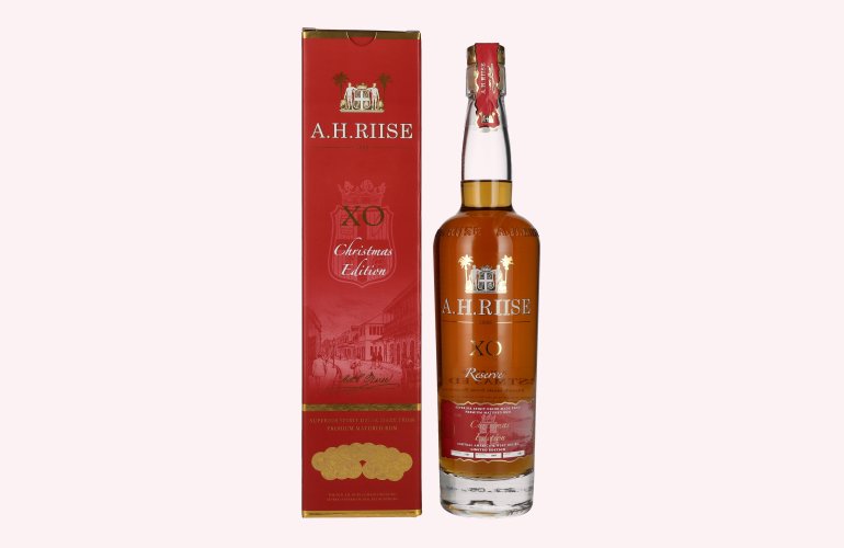 A.H. Riise X.O. Reserve Christmas Superior Spirit Drink 2020 40% Vol. 0,7l in geschenkverpakking