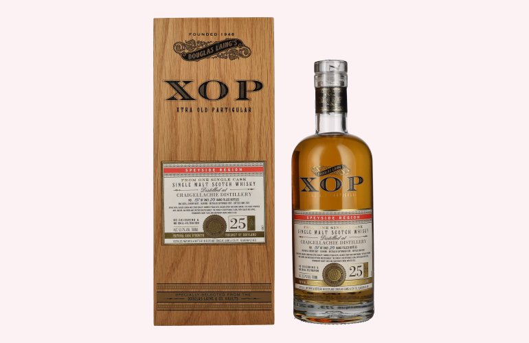 Douglas Laing XOP Craigellachie 25 Years Old Sherry Finished 1995 53,7% Vol. 0,7l in Holzkiste