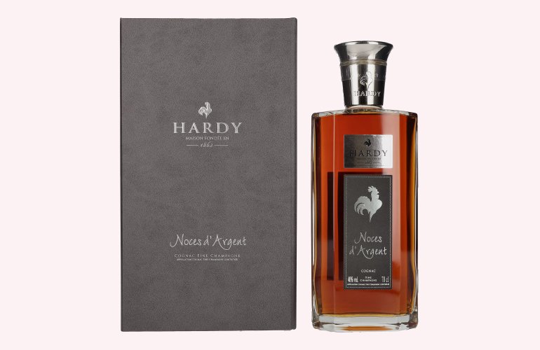 Hardy Cognac Noces d'Argent 40% Vol. 0,7l en boîte cadeau