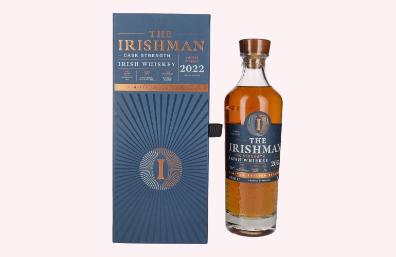 The Irishman Irish Whiskey Cask Strength Limited Edition Release 2022 54,9% Vol. 0,7l en boîte cadeau