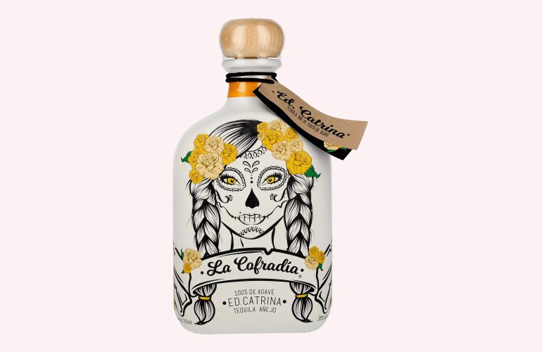 La Cofradia ED. CATRINA Tequila Añejo 100% de Agave 38% Vol. 0,7l