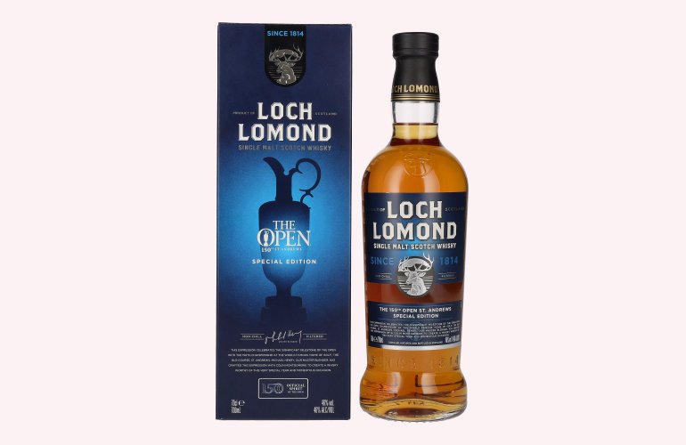 Loch Lomond THE OPEN 150th St. Andrews Special Edition 2022 46% Vol. 0,7l en boîte cadeau