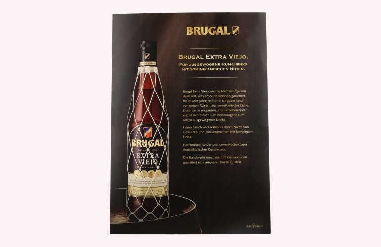 Brugal EXTRA VIEJO Ron Dominicano 38% Vol. 5x0,7l Gastropaket