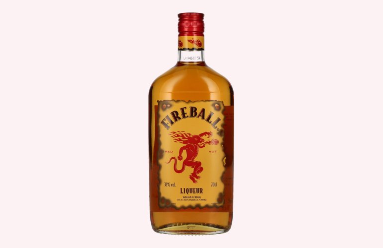 Fireball RED HOT Liqueur with Cinnamon & Whisky 33% Vol. 0,7l