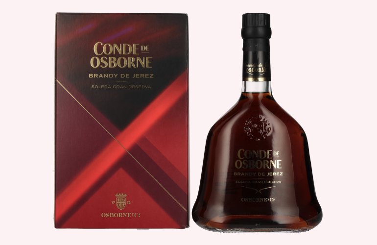 Conde de Osborne Solera Gran Reserva 40,5% Vol. 0,7l en boîte cadeau