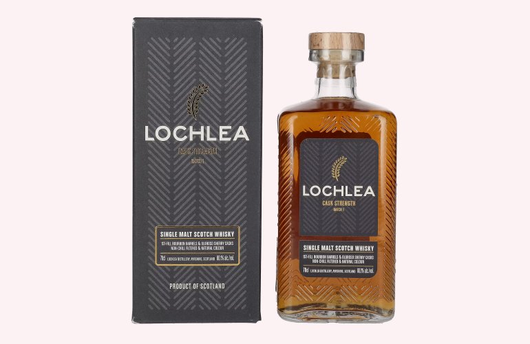 Lochlea CASK STRENGTH Single Malt Whisky Batch 1 60,1% Vol. 0,7l in geschenkverpakking