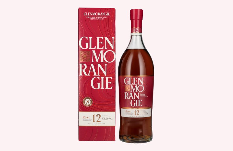 Glenmorangie The ACCORD 12 Years Old Bourbon & Sherry Cask 43% Vol. 1l en boîte cadeau