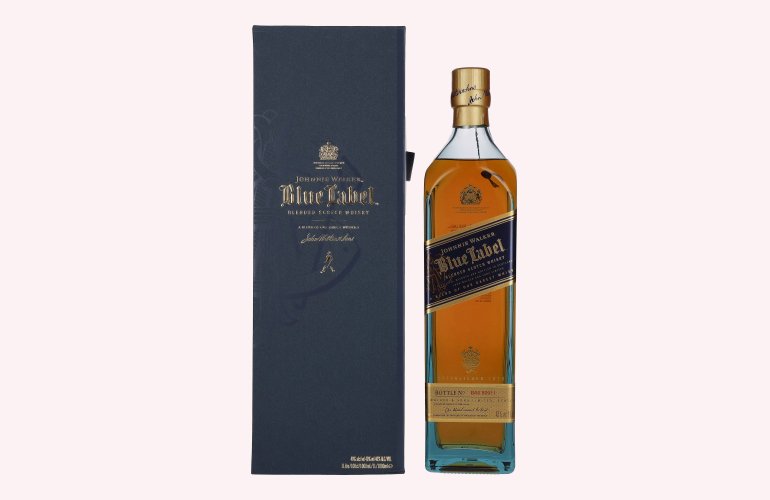 Johnnie Walker Blue Label Blended Scotch Whisky 40% Vol. 1l in geschenkverpakking