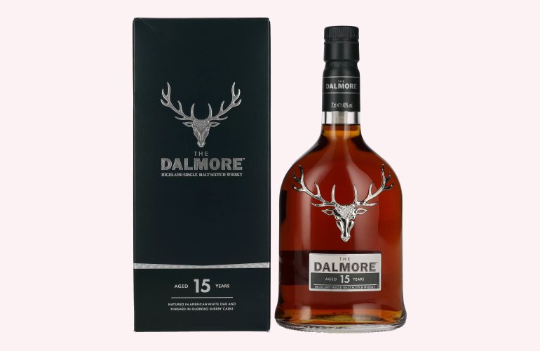 The Dalmore 15 Years Old Highland Single Malt Scotch Whisky 40% Vol. 0,7l in geschenkverpakking