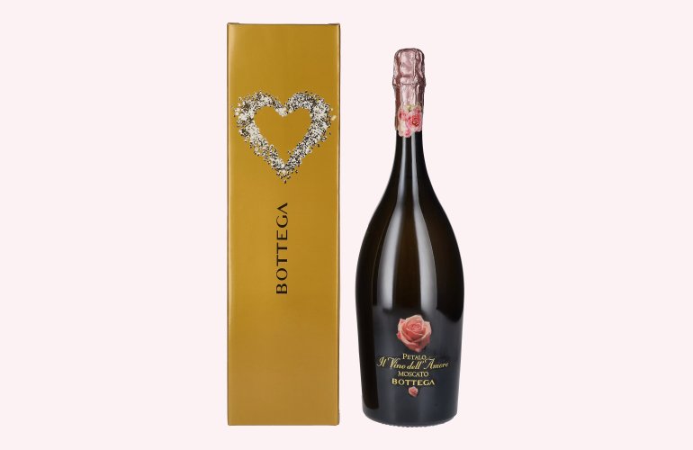 Bottega Petalo Moscato Il Vino dell' Amore 6,5% Vol. 1,5l en boîte cadeau