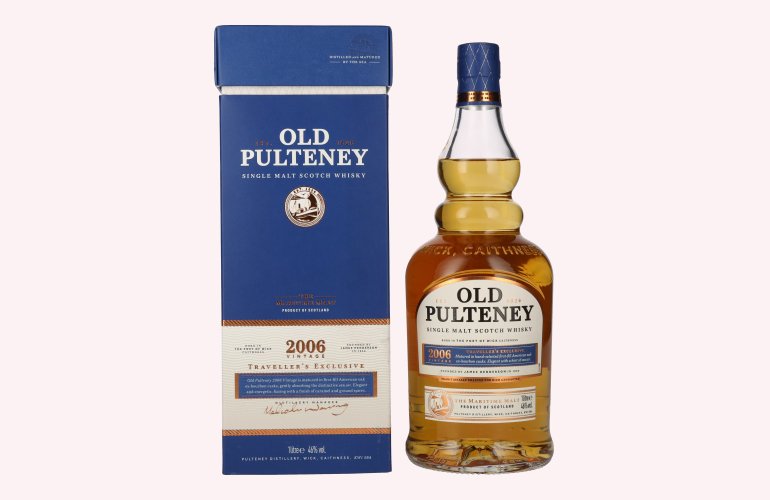 Old Pulteney TRAVELLER'S EXCLUSIVE Vintage 2006 46% Vol. 1l in geschenkverpakking