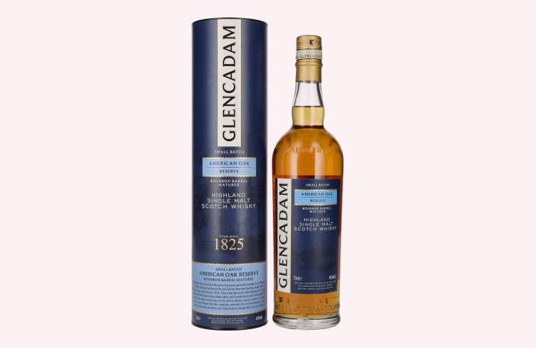 Glencadam Small Batch AMERICAN OAK Reserve Bourbon Barrel Matured 40% Vol. 0,7l en boîte cadeau