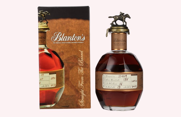 Blanton's STRAIGHT FROM THE BARREL BOURBON 64,8% Vol. 0,7l in Geschenkbox