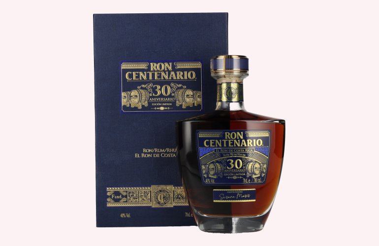 Ron Centenario EDICIÓN LIMITADA 30 Sistema Solera Rum 40% Vol. 0,7l in Giftbox