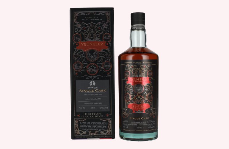 Armorik YEUN ELEZ Breton Edition Exclusive Single Cask Whisky 50% Vol. 0,7l in Giftbox