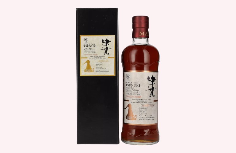 Mars TSUNUKI Single Cask Malt SHERRY CASK for Claude Whisky 2017 58% Vol. 0,7l en boîte cadeau