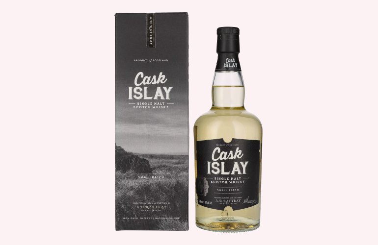 A.D. Rattray Cask ISLAY Single Malt Scotch Whisky 46% Vol. 0,7l in geschenkverpakking