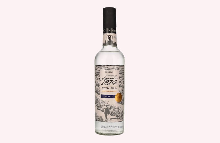 Historia de Leyenda 1874 Blanco 100% de Agave Azul 38% Vol. 0,7l