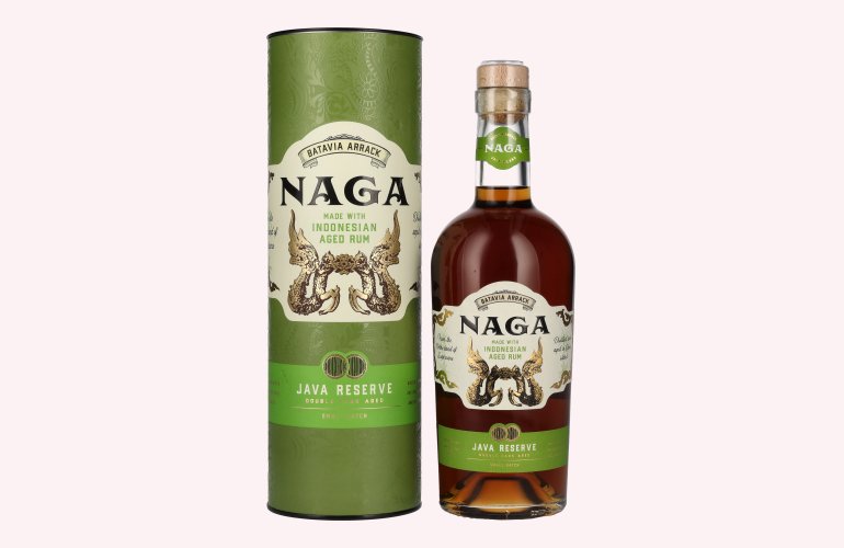 Naga JAVA RESERVE Double Cask Aged 40% Vol. 0,7l in geschenkverpakking