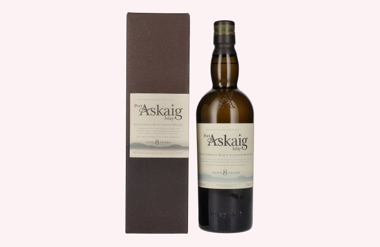 Port Askaig Islay 8 Years Old Islay Single Malt 45,8% Vol. 0,7l en boîte cadeau