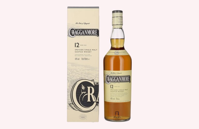 Cragganmore 12 Years Old Speyside Single Malt Whisky 40% Vol. 0,7l en boîte cadeau