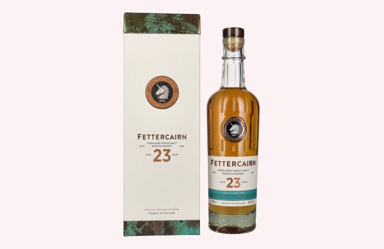 Fettercairn 23 Years Old Highland Single Malt Scotch Whisky 48,5% Vol. 0,7l in geschenkverpakking