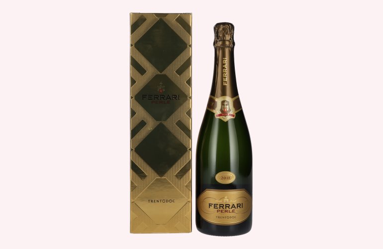 Ferrari PERLÉ Brut 2018 12,5% Vol. 0,75l en boîte cadeau