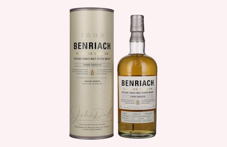 Benriach MALTING SEASON Speyside Single Malt 48,7% Vol. 0,7l en boîte cadeau