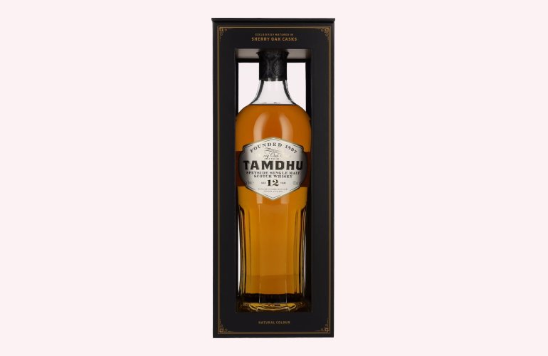 Tamdhu 12 Years Old Speyside Single Malt Scotch Whisky 43% Vol. 0,7l en boîte cadeau