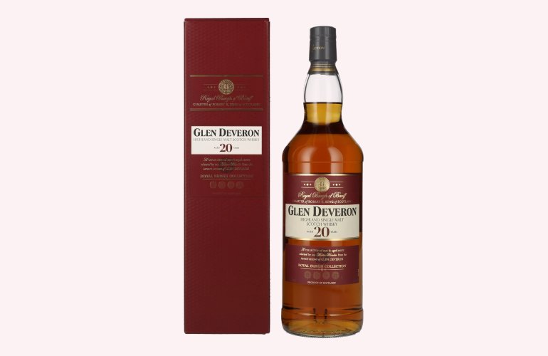 Glen Deveron 20 Years Old Highland Single Malt 40% Vol. 1l in geschenkverpakking