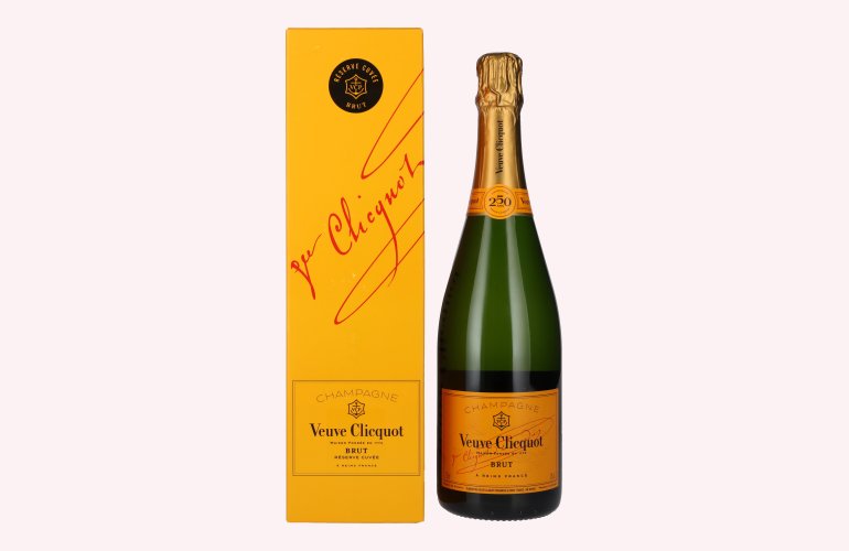 Veuve Clicquot Champagne Brut Réserve Cuvée 12% Vol. 0,75l en boîte cadeau