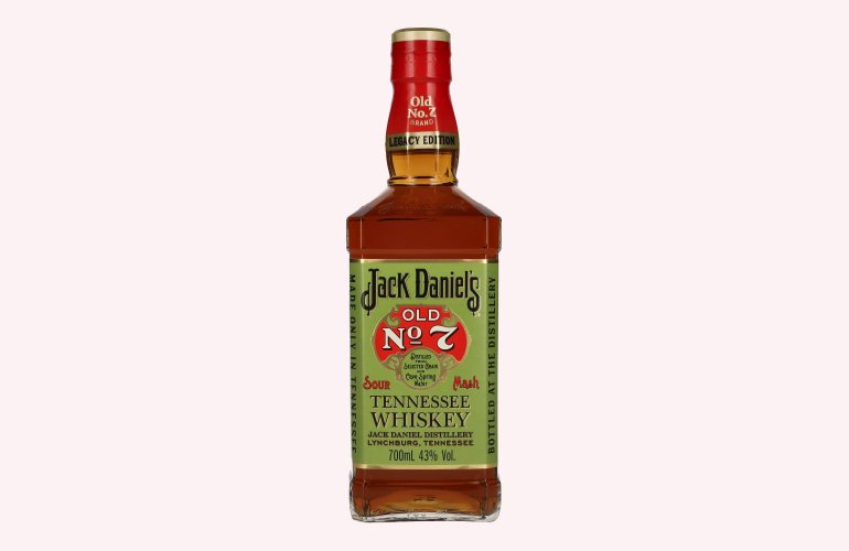 Jack Daniel's Sour Mash Tennessee Whiskey LEGACY EDITION No. 1 - GREEN DESIGN 43% Vol. 0,7l