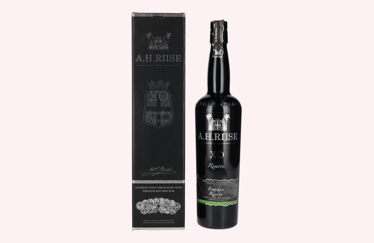 A.H. Riise X.O. FOUNDERS RESERVE Superior Spirit Drink 45,5% Vol. 0,7l en boîte cadeau