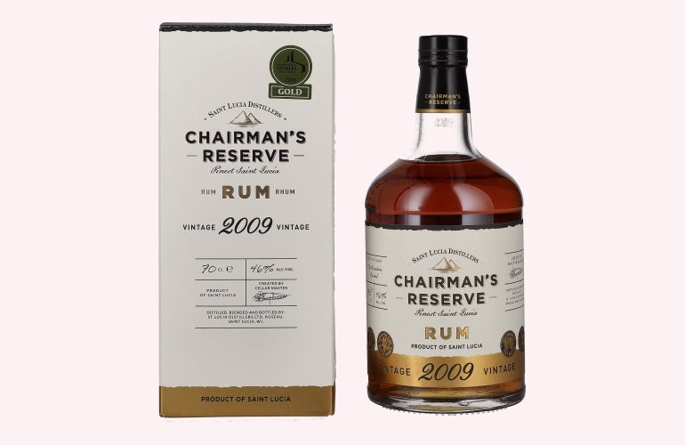 Chairman's Reserve Rum VINTAGE 2009 46% Vol. 0,7l in geschenkverpakking