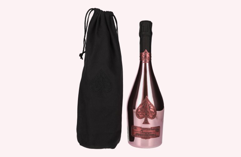 Armand de Brignac Champagne Rosé Brut 12,5% Vol. 0,75l in Velvet Bag